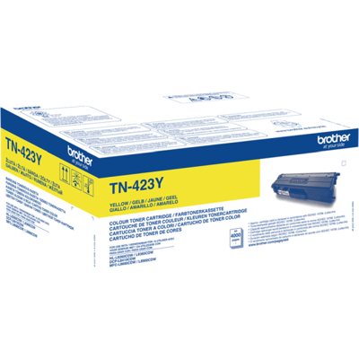 Brother Gul Toner – Opptil 4000 Sider (Brotn423y, Gul, 1 Eske) Gul Brother Gul Toner – Opptil 4000 Sider (Brotn423y, Gul, 1 Eske) Gul