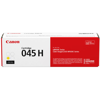 Canon Crg 045h Toner – Opptil 2.200 Sider (Can20258, Gul, 1 Eske) Gul Canon Crg 045h Toner – Opptil 2.200 Sider (Can20258, Gul, 1 Eske) Gul