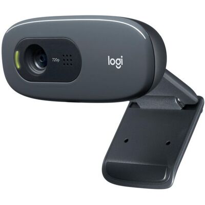 Logitech Hd C270 Webkamera, Type-3, 1 Stykk, Sen-960-001063 Svart Logitech Hd C270 Webkamera, Type-3, 1 Stykk, Sen-960-001063 Svart