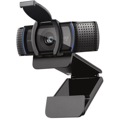 Logitech C920s Hd Pro Webcam, Type-8, 1 Stykk, Sen-960-001252 Svart Logitech C920s Hd Pro Webcam, Type-8, 1 Stykk, Sen-960-001252 Svart