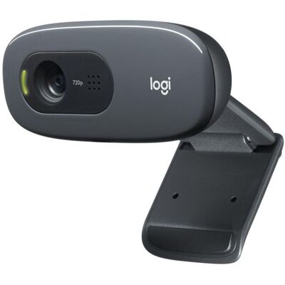 Logitech Hd C270 Webkamera, Type-5, 1 Stykk, Sen-W128212093 Svart Logitech Hd C270 Webkamera, Type-5, 1 Stykk, Sen-W128212093 Svart