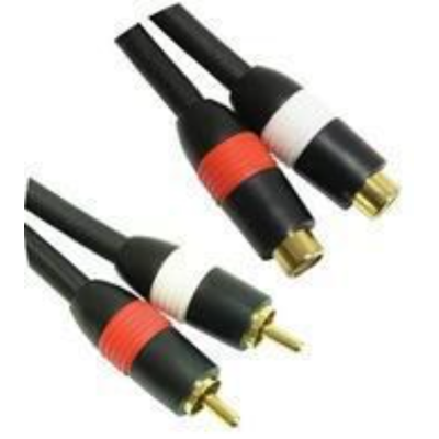 MicroConnect Stereo Rca Forlengelseskabel; 2 X Rca Hann Til Rca Hunn, 2,5 M, 1 Stykk, Sen-Audch3 Svart MicroConnect Stereo Rca Forlengelseskabel; 2 X Rca Hann Til Rca Hunn, 2,5 M, 1 Stykk, Sen-Audch3 Svart