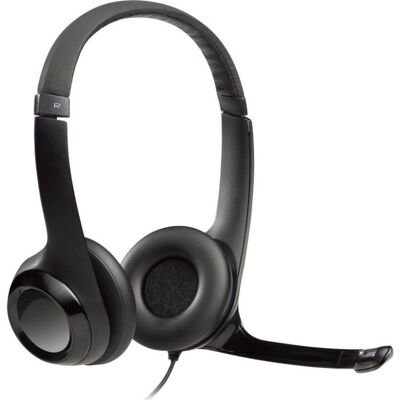 Logitech H390 Clearchat Usb-Hodesett, Type-1, 1 Stykk, Sen-981-000014 Svart Logitech H390 Clearchat Usb-Hodesett, Type-1, 1 Stykk, Sen-981-000014 Svart
