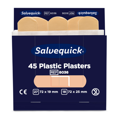 Cederroth Plastplaster - Refill, 45 X 6 Stk Beige Cederroth Plastplaster - Refill, 45 X 6 Stk Beige