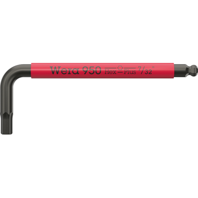 Wera 950 - Spks Flerfarget Hex-Plus 7/32" - Unbrakonøkkel Wera 950 - Spks Flerfarget Hex-Plus 7/32" - Unbrakonøkkel