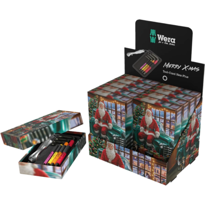 Wera Thekendisplay Tool-Card Hex-Plus Christmas 2026 L-Nøkkelsett, 11 Deler Wera Thekendisplay Tool-Card Hex-Plus Christmas 2026 L-Nøkkelsett, 11 Deler