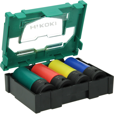 HiKOKI Slagpipesett For Bil 1/2" 4 Deler HiKOKI Slagpipesett For Bil 1/2" 4 Deler