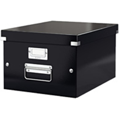 Leitz Oppbevaringsboks Click&store Medium – Praktisk Oppbevaring (Ltz60440095, Svart, 1 Eske) Svart Leitz Oppbevaringsboks Click&store Medium – Praktisk Oppbevaring (Ltz60440095, Svart, 1 Eske) Svart
