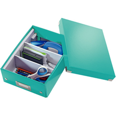 Leitz Sorteringsboks Click&store M – Praktisk Og Elegant (Ltz60580051, Isblå, 1 Eske) Isblå Leitz Sorteringsboks Click&store M – Praktisk Og Elegant (Ltz60580051, Isblå, 1 Eske) Isblå