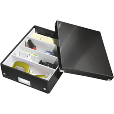 Leitz Sorteringsboks Click&store Medium – Praktisk Og Moderne (Ltz60580095, Svart, 1 Eske) Svart Leitz Sorteringsboks Click&store Medium – Praktisk Og Moderne (Ltz60580095, Svart, 1 Eske) Svart