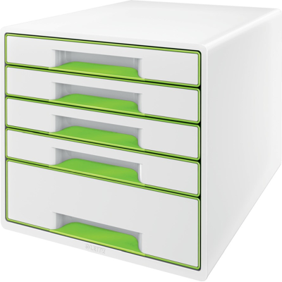Leitz Wow Skuffkube – Elegant Oppbevaring (Ltz52142054, Hvit/grønn, 1 Eske) Hvit/grønn Leitz Wow Skuffkube – Elegant Oppbevaring (Ltz52142054, Hvit/grønn, 1 Eske) Hvit/grønn