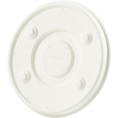 Green Box Papp-Flat 9 Cm Lokk Med Halmhull, Hvit, 1000 Stykker, Sgb-Dhd04500 Hvit Green Box Papp-Flat 9 Cm Lokk Med Halmhull, Hvit, 1000 Stykker, Sgb-Dhd04500 Hvit