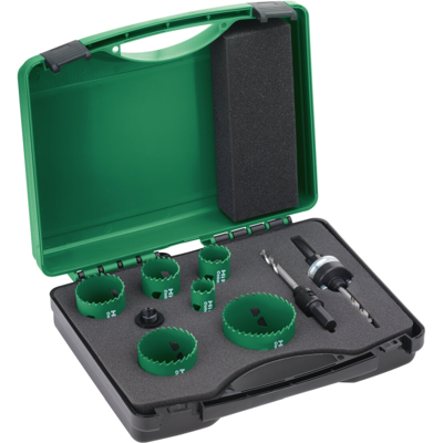 HiKOKI Hss-Co Bi-Metall Hullsagsett Elektriker 9 Deler HiKOKI Hss-Co Bi-Metall Hullsagsett Elektriker 9 Deler