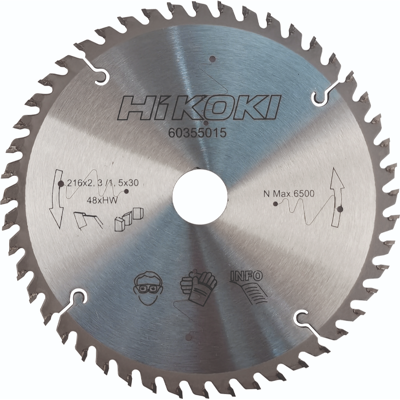 HiKOKI Tct Sirkelsagblad 216 X 2,3 Mm 48t HiKOKI Tct Sirkelsagblad 216 X 2,3 Mm 48t