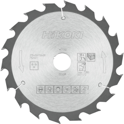 Hikoki Modell SHK-66752441 - Sirkelsagblad for tre Hikoki Modell SHK-66752441 - Sirkelsagblad for tre