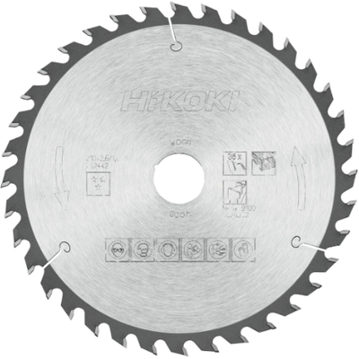 HiKOKI Tct Sirkelsagblad For Tre 210 X 30 Mm Z36 HiKOKI Tct Sirkelsagblad For Tre 210 X 30 Mm Z36