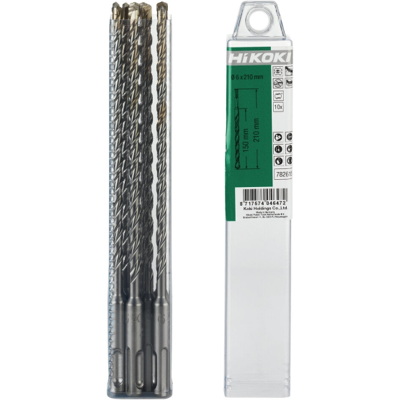 HiKOKI V-Plus Hammerbor Sds-Plus 2-Skjærs 6 X 150/210 Mm 10-Pk HiKOKI V-Plus Hammerbor Sds-Plus 2-Skjærs 6 X 150/210 Mm 10-Pk