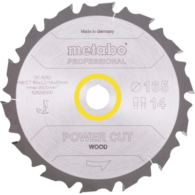 Metabo Kappsagblad Power Cut Wood - Profesjonell Metabo Kappsagblad Power Cut Wood - Profesjonell