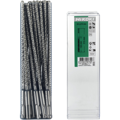 HiKOKI Fch Hammerbor Sds-Plus 4-Skjærs 6 X 50/115 Mm 25-Pk HiKOKI Fch Hammerbor Sds-Plus 4-Skjærs 6 X 50/115 Mm 25-Pk