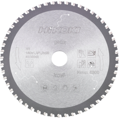 HiKOKI Keramisk Sirkelsagblad For Inox 150 X 20 Mm 52t HiKOKI Keramisk Sirkelsagblad For Inox 150 X 20 Mm 52t