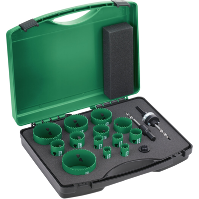 HiKOKI Hss-Co Bi-Metall Hullsagsett Kombi 16 Deler HiKOKI Hss-Co Bi-Metall Hullsagsett Kombi 16 Deler