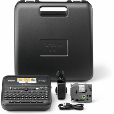Brother P-Touch Etikettmaskin – Bluetooth, Høyoppløselig Skjerm (Broptd610btvp, 1 Eske) Brother P-Touch Etikettmaskin – Bluetooth, Høyoppløselig Skjerm (Broptd610btvp, 1 Eske)