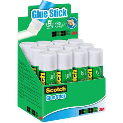 3M Scotch 6240d Limstift – Permanent, Vannløselig (6240d, 12 Eske) 3M Scotch 6240d Limstift – Permanent, Vannløselig (6240d, 12 Eske)