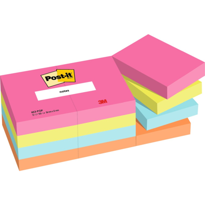 3M Post-It Notater – Sterke Farger, Organisering (65312pop, 24 Eske) 3M Post-It Notater – Sterke Farger, Organisering (65312pop, 24 Eske)