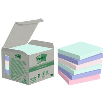 3M Post-It Recycled Notater – 100% Resirkulert Papir (6541gb, 1 Eske) 3M Post-It Recycled Notater – 100% Resirkulert Papir (6541gb, 1 Eske)