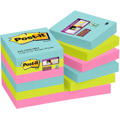 3M Post-It Klistrelapper – Sterkt Lim, Allsidig Bruk (7100097756, 1 Eske) 3M Post-It Klistrelapper – Sterkt Lim, Allsidig Bruk (7100097756, 1 Eske)