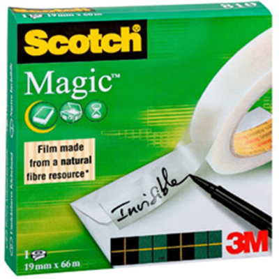 3M Magic Teip – Usynlig, Vannbasert Klebeevne (8101966, 12 Eske) 3M Magic Teip – Usynlig, Vannbasert Klebeevne (8101966, 12 Eske)