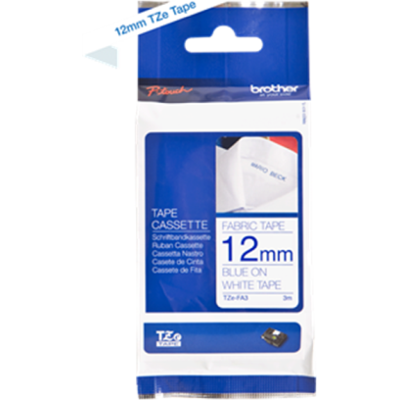Brother Tze Tape – 12mm, Holdbar, Vannavstøtende (Brotzfa3, 1 Eske) Brother Tze Tape – 12mm, Holdbar, Vannavstøtende (Brotzfa3, 1 Eske)