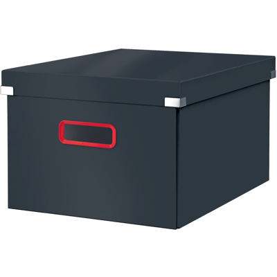 Leitz Click &store Cosy Oppbevaringsboks – Plassbesparende, Stilig (Ltz53480089, Grå, 1 Eske) Grå Leitz Click &store Cosy Oppbevaringsboks – Plassbesparende, Stilig (Ltz53480089, Grå, 1 Eske) Grå