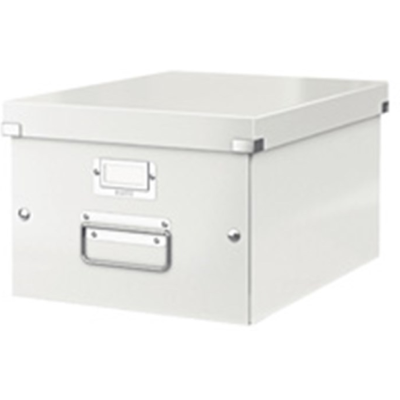 Leitz Oppbevaringsboks Click&store Medium – Praktisk Oppbevaring (Ltz60440001, Hvit, 1 Eske) Hvit Leitz Oppbevaringsboks Click&store Medium – Praktisk Oppbevaring (Ltz60440001, Hvit, 1 Eske) Hvit