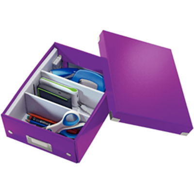 Leitz Sorteringsboks Click&store M – Praktisk Oppbevaring (Ltz60580062, Lilla, 1 Eske) Lilla Leitz Sorteringsboks Click&store M – Praktisk Oppbevaring (Ltz60580062, Lilla, 1 Eske) Lilla