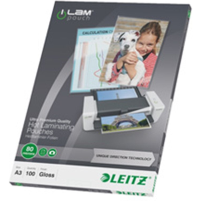Leitz Lamineringslomme A3 – Ultra Premium Kvalitet (Ltz74850000, 1 Eske) Leitz Lamineringslomme A3 – Ultra Premium Kvalitet (Ltz74850000, 1 Eske)