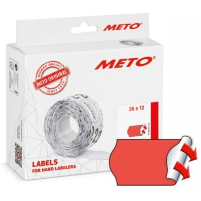 Avery Meto 30007343 Permanentklebende Prisetiketter 12000 Stk Neon Rød Neonrød Avery Meto 30007343 Permanentklebende Prisetiketter 12000 Stk Neon Rød Neonrød