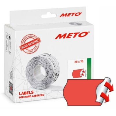 Avery Meto 30007353 Permanentklebende Prisetiketter 12000 Stk Neon Rød Neonrød Avery Meto 30007353 Permanentklebende Prisetiketter 12000 Stk Neon Rød Neonrød