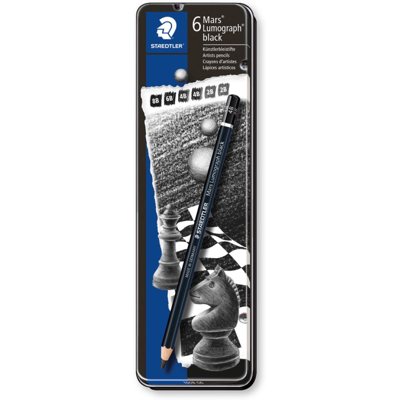 Staedtler Blyant Mars Lumograph – Premium Kvalitet (Sta100bg6, 1 Eske) Staedtler Blyant Mars Lumograph – Premium Kvalitet (Sta100bg6, 1 Eske)