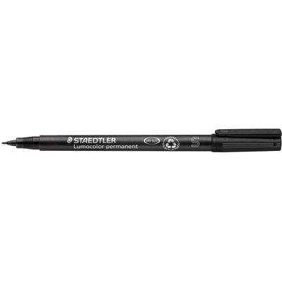 Staedtler Merkepenn Lumocolor – Hurtigtørkende, Permanent (Sta3139, Svart, 10 Eske) Svart Staedtler Merkepenn Lumocolor – Hurtigtørkende, Permanent (Sta3139, Svart, 10 Eske) Svart