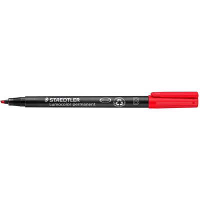 Staedtler Universal Pen Lumocolor – Permanent, Smudge-Proof (Sta3142, Rød, 10 Eske) rød Staedtler Universal Pen Lumocolor – Permanent, Smudge-Proof (Sta3142, Rød, 10 Eske) rød