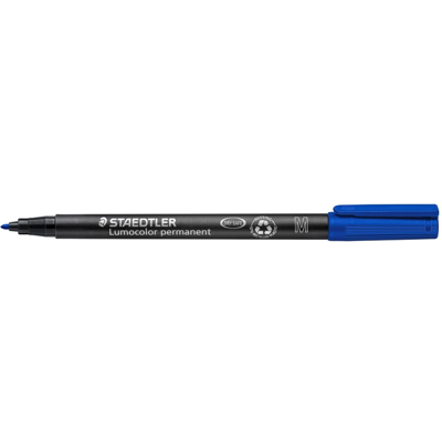 Staedtler Lumocolor Penn – Hurtigtørkende, Permanent (Sta3173, Blå, 10 Eske) Blå Staedtler Lumocolor Penn – Hurtigtørkende, Permanent (Sta3173, Blå, 10 Eske) Blå