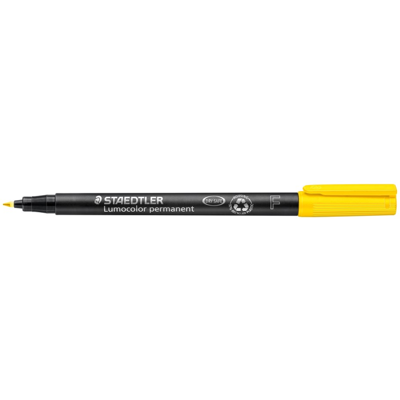 Staedtler Lumocolor Penn – Hurtigtørkende, Permanent (Sta3181, Gul, 10 Eske) Gul Staedtler Lumocolor Penn – Hurtigtørkende, Permanent (Sta3181, Gul, 10 Eske) Gul