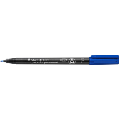 Staedtler Lumocolor Penn – Hurtigtørkende, Permanent (Sta3183, Blå, 10 Eske) Blå Staedtler Lumocolor Penn – Hurtigtørkende, Permanent (Sta3183, Blå, 10 Eske) Blå