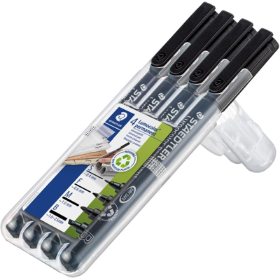 Staedtler Merkepenn Lumocolor – Hurtigtørkende, Permanent (Sta319wp4gs, 1 Eske) Staedtler Merkepenn Lumocolor – Hurtigtørkende, Permanent (Sta319wp4gs, 1 Eske)