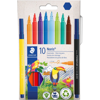 Staedtler Filtpenn Noris Club – Høy Kvalitet, Vannbasert (Sta326c10, 1 Eske) Staedtler Filtpenn Noris Club – Høy Kvalitet, Vannbasert (Sta326c10, 1 Eske)