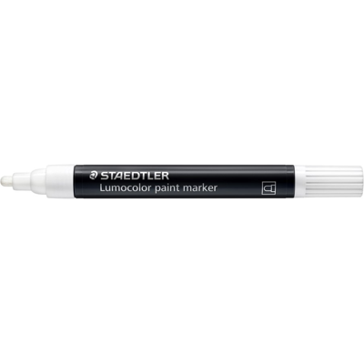 Staedtler Lumocolor Paintmarker – Permanent, Vanntett (Sta3490, Hvit, 10 Eske) Hvit Staedtler Lumocolor Paintmarker – Permanent, Vanntett (Sta3490, Hvit, 10 Eske) Hvit