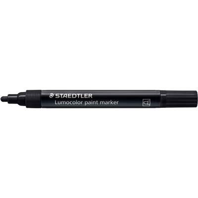 Staedtler Lumocolor Paintmarker – Permanent, Vanntett (Sta3499, Svart, 10 Eske) Svart Staedtler Lumocolor Paintmarker – Permanent, Vanntett (Sta3499, Svart, 10 Eske) Svart