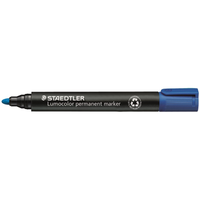 Staedtler Lumocolor Perm. – Høy Kvalitet, Vannfast (Sta3523, Blå, 10 Eske) Blå Staedtler Lumocolor Perm. – Høy Kvalitet, Vannfast (Sta3523, Blå, 10 Eske) Blå