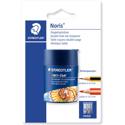 Staedtler Double-Hole Tub Sharpener – Presise Linjer, Praktisk Design (Sta512002bkd, 1 Eske) Staedtler Double-Hole Tub Sharpener – Presise Linjer, Praktisk Design (Sta512002bkd, 1 Eske)